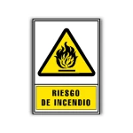 Galery – Pictograma archivo 2000 risco de incendio pvc amarelo luminiscente 210×297 mm0