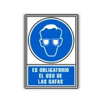 Galery – Pictograma archivo 2000 obrigatorio uso de oculos pvc azul luminiscente 210×297 mm0