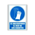 Galery – Pictograma archivo 2000 obrigatorio uso de luvas pvc azul luminiscente 210×297 mm0