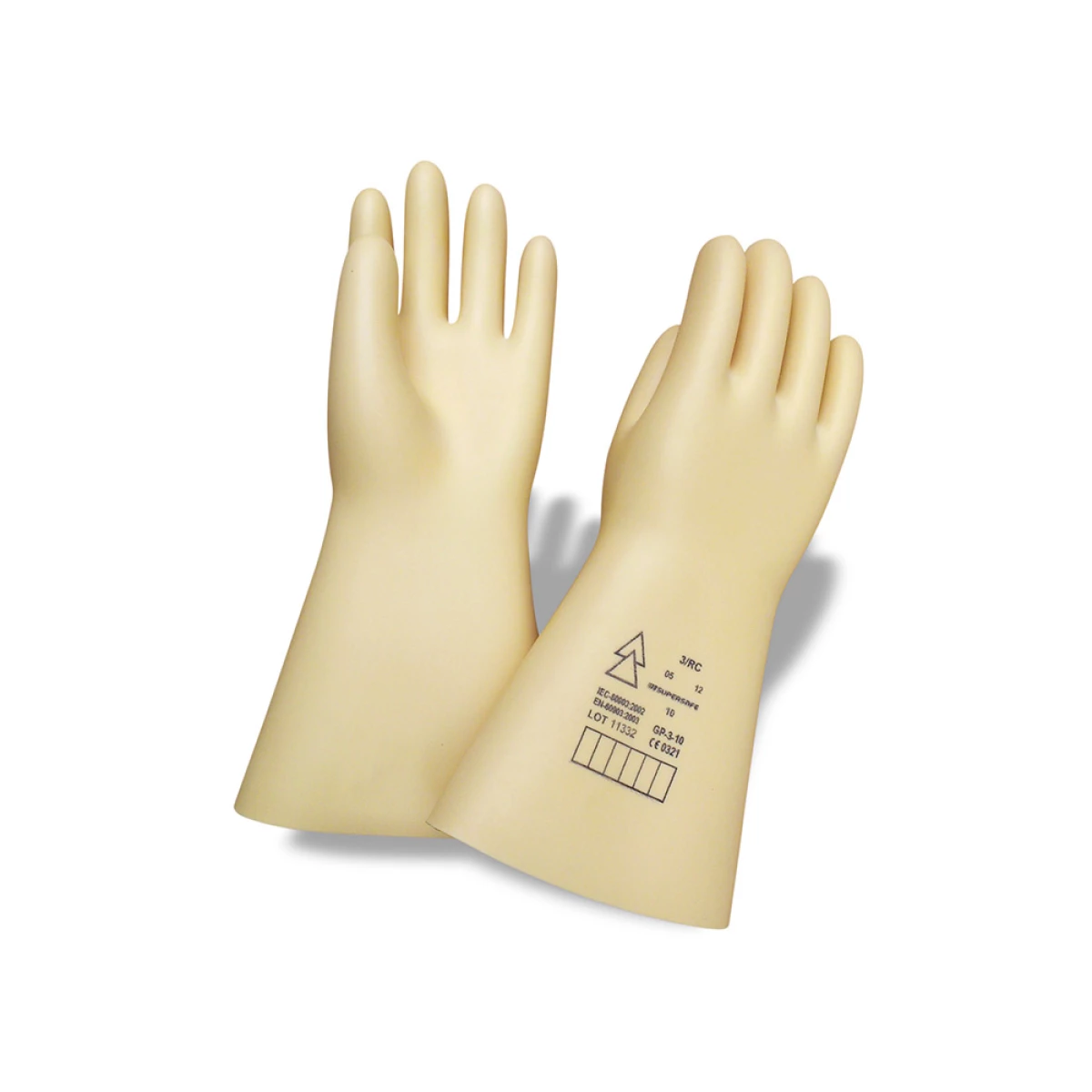 Galery – Luvas faru latex isolante protecao eletrica ate 500 volts classe 00 tamanho 9 cor bege0