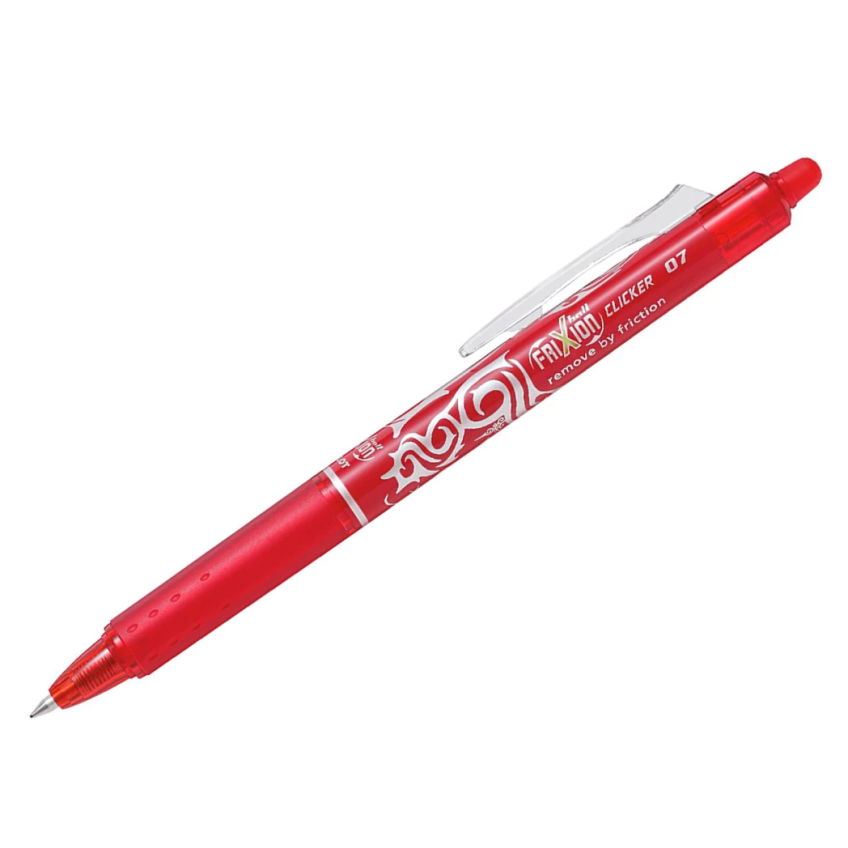 Galery – Esferografica pilot frixion clicker apagavel 0,7 mm ponta media vermelho em blister0