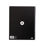 Galery – Caderno espiral liderpapel din a4 antartik capa forrada 80f 90 gr quadricula 5mm 1 banda 4 furos cor preto0