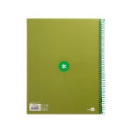 Galery – Caderno espiral liderpapel din a4 antartik capa forrada 80f 90 gr quadricula 5mm 1 banda 4 furos cor verde0