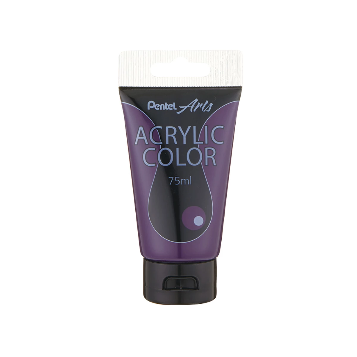 Galery – Tinta acrilica pentel em tubo de 75 ml cor roxo0