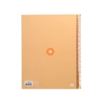 Galery – Caderno espiral liderpapel din a4 antartik capa forrada 80f 90 gr pautado 1 banda 4 furos cor amarelo claro0