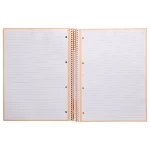 Galery – Caderno espiral liderpapel din a4 antartik capa forrada 80f 90 gr pautado 1 banda 4 furos cor amarelo claro0