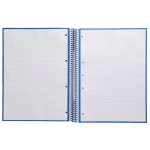 Galery – Caderno espiral liderpapel din a4 antartik capa forrada 80f 90 gr pautado 1 banda 4 furos cor azul escuro0