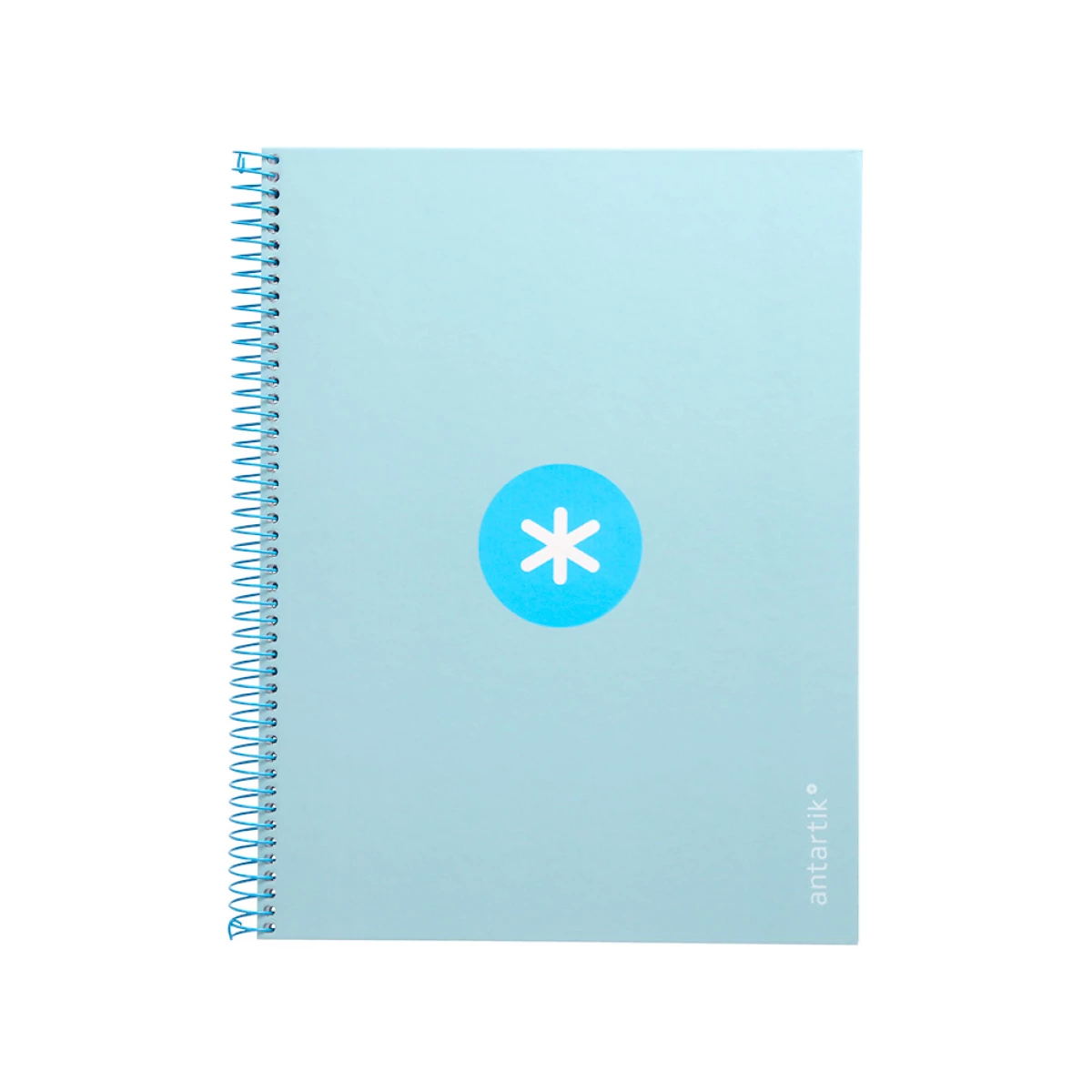 Galery – Caderno espiral liderpapel din a4 antartik capa forrada 80f 90 gr pautado 1 banda 4 furos cor celeste0