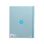 Galery – Caderno espiral liderpapel din a4 antartik capa forrada 80f 90 gr pautado 1 banda 4 furos cor celeste0