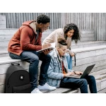 Galery – Mochila para portatil 14,1/’ antartik com pega e bolsos com fecho cor preto 310x160x410 mm0