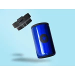 Galery – Copo antartik aco inoxidavel com tampa dosificadora de seguranca e base acolchoada 290 ml cor azul0