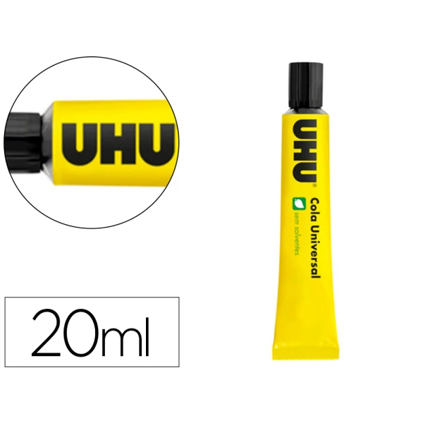 Thumbnail-Cola uhu universal sem solventes 20 ml – 20 unidades