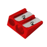 Galery – Apara lapis liderpapel metalico 2 usos cor vermelho0