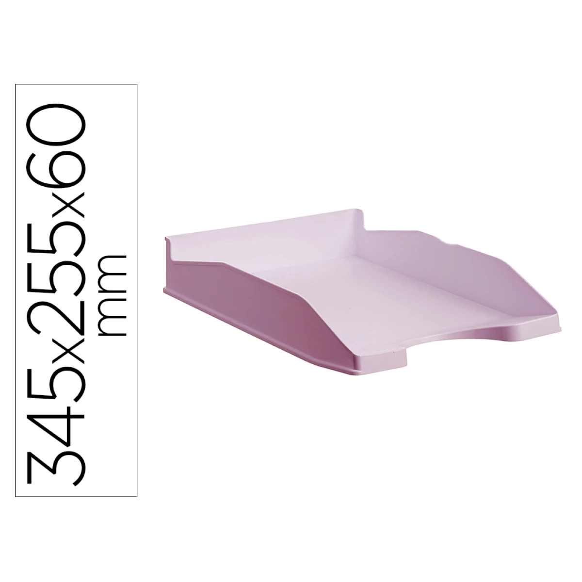 Thumbnail-Bandeja de secretaria archivo 2000 ecogreen plastico 100% reciclado e reciclavel empilhavel din a4 cor rosa pastel