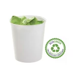 Galery – Cesto de papeis archivo 2000 ecogreen plastico 100% reciclavel 18 litros cor branco pastel0