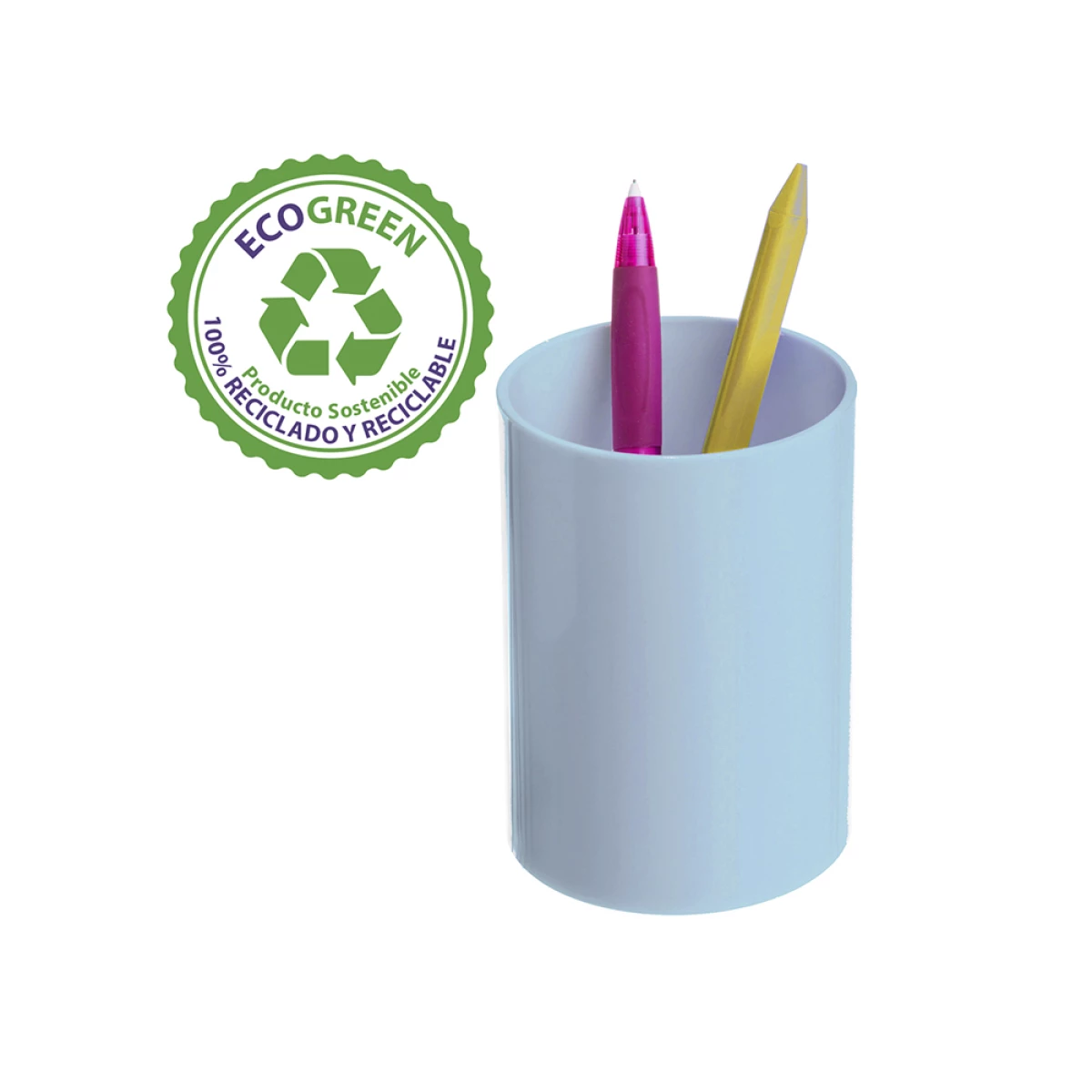 Galery – Porta lapis archivo 2000 ecogreen plastico 100% reciclado e reciclavel cor azul pastel0