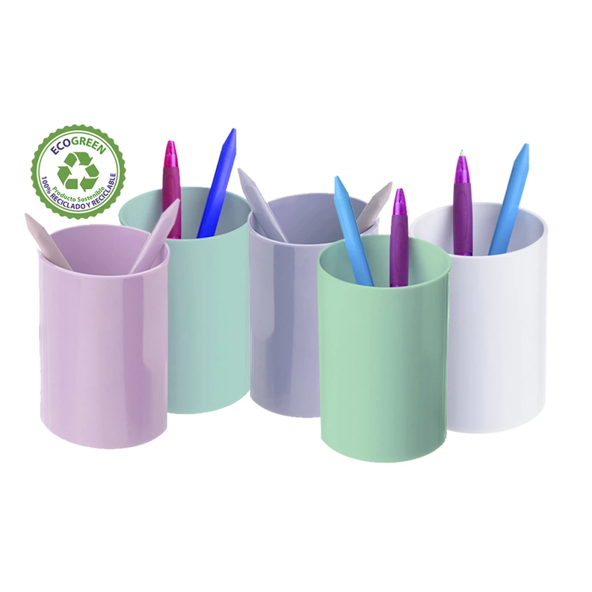 Galery – Porta lapis archivo 2000 ecogreen plastico 100% reciclado e reciclavel cor azul pastel0