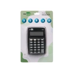 Galery – Calculadora liderpapel de bolso xf01 8 digitos pilhas cor preto 99x64x9 mm0