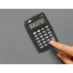 Galery – Calculadora liderpapel de bolso xf01 8 digitos pilhas cor preto 99x64x9 mm0