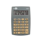 Galery – Calculadora liderpapel de bolso xf03 8 digitos pilhas cor cinza 99x64x9 mm0