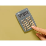 Galery – Calculadora liderpapel de bolso xf03 8 digitos pilhas cor cinza 99x64x9 mm0