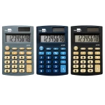 Galery – Calculadora liderpapel de bolso xf08 8 digitos solar e pilhas 98x62x8 mm expositor de 16 unidades cores sortidas0