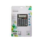 Galery – Calculadora liderpapel de secretaria xf16 8 digitos solar e pilhas cor preto 127x105x24 mm0