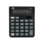 Galery – Calculadora liderpapel de secretaria xf16 8 digitos solar e pilhas cor preto 127x105x24 mm0