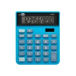 Galery – Calculadora liderpapel de secretaria xf21 10 digitos solar e pilhas cor azul 127x105x24 mm0