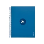 Galery – Caderno espiral liderpapel din a4 antartik capa forrada 120 f 100 gr quadricula 5mm 5 bandas cor azul escuro0