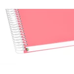 Galery – Caderno espiral liderpapel din a4 antartik capa forrada 120 f 100 gr liso 5 bandas cor coral0