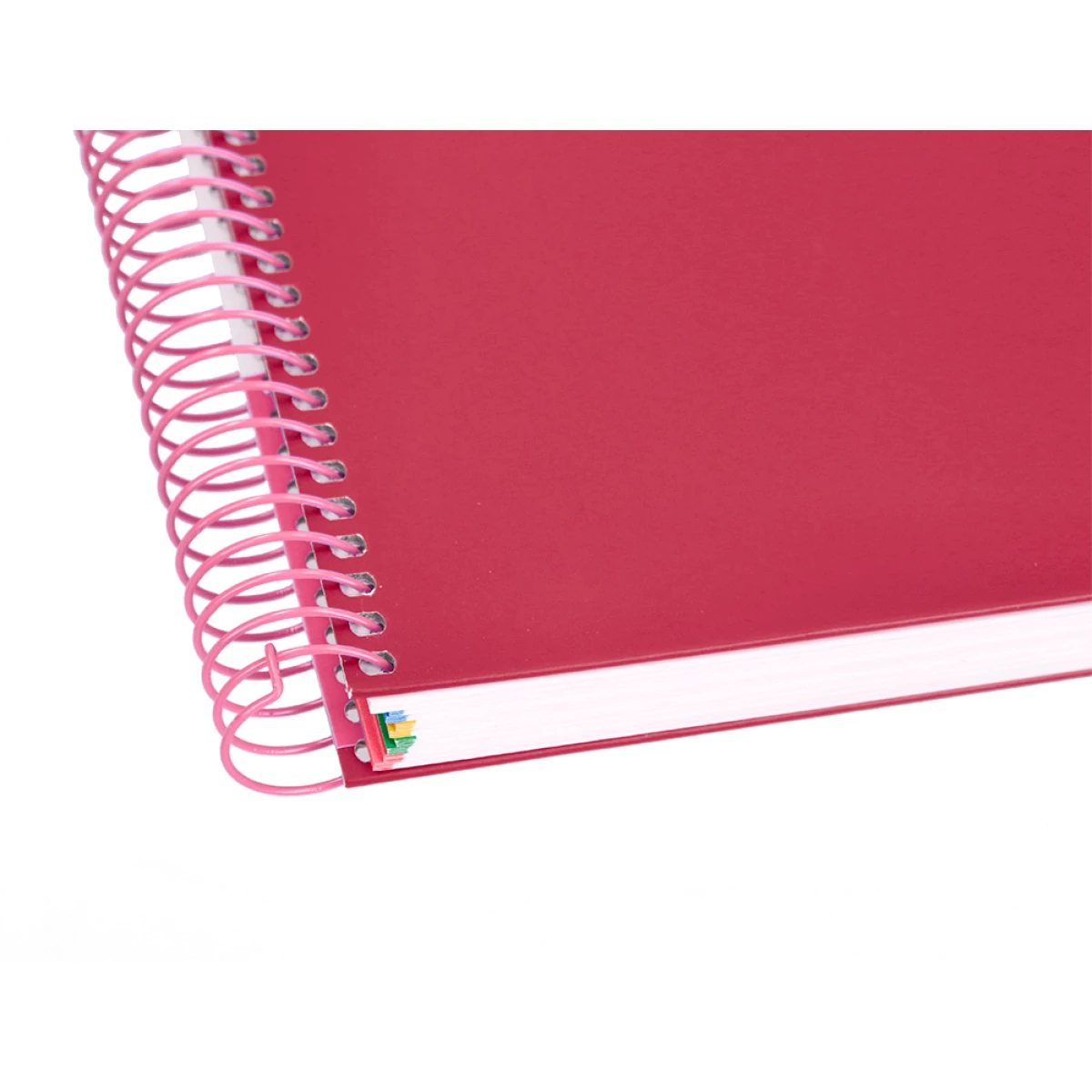 Galery – Caderno espiral liderpapel din a5 antartik capa forrada 120 f 100 gr quadricula 5 mm 5 bandas cor framboesa0