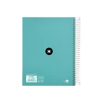 Galery – Caderno espiral liderpapel din a5 antartik capa forrada 120 f 100 gr pautado 5 mm 5 bandas cor menta0