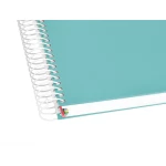 Galery – Caderno espiral liderpapel din a5 antartik capa forrada 120 f 100 gr pautado 5 mm 5 bandas cor menta0