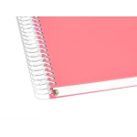 Galery – Caderno espiral liderpapel din a5 antartik capa forrada 120 f 100 gr liso 5 mm 5 bandas cor coral0