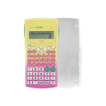 Galery – Calculadora milan cientifica m240 sunset capa translucida 2 linhas 240 funcoes 10+2 digitos cor rosa /amarelo0