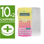 Thumbnail-Calculadora milan cientifica m240 sunset capa translucida 2 linhas 240 funcoes 10+2 digitos cor rosa /amarelo