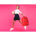 Galery – Mochila para portatil 15,6/’ antartik com pega e bolso frontal com fecho cor vermelho 320x140x430 mm0