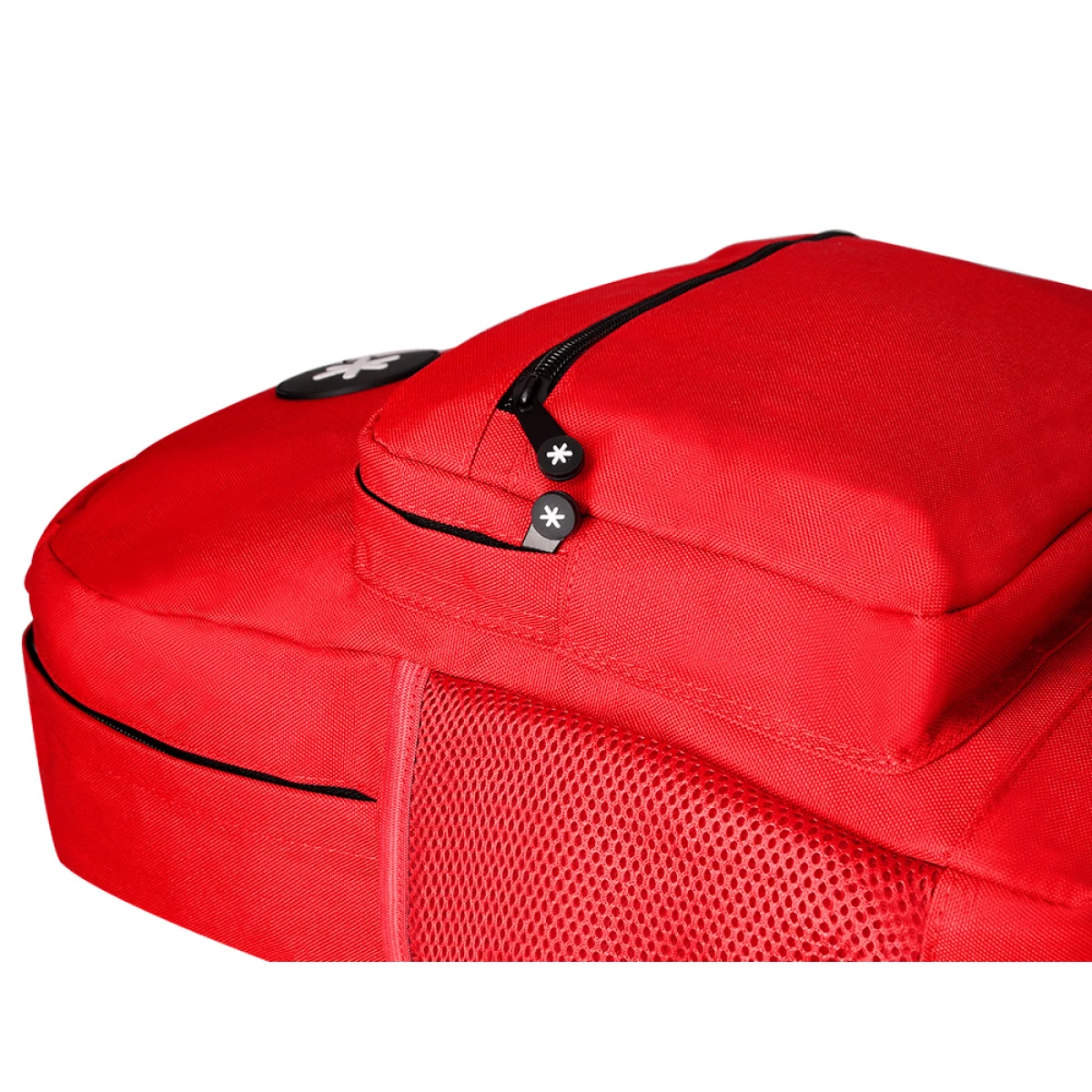 Galery – Mochila para portatil 15,6/’ antartik com pega e bolso frontal com fecho cor vermelho 320x140x430 mm0