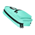 Galery – Estojo escolar antartik forma de mochila com bolso e 4 departamentos cor menta 230x50x120 mm0