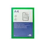 Galery – Moldura porta anuncios liderpapel magnetica din a4 suporte adesivo removivel cor verde0