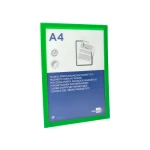 Galery – Moldura porta anuncios liderpapel magnetica din a4 suporte adesivo removivel cor verde0