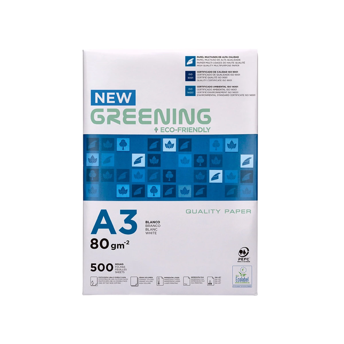 Galery – Papel fotocopia greening din a3 80 gr embalagem de 500 folhas0