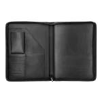 Galery – Pasta portfolio fecho com bolsa para telemovel e porta cartoes cor preto 260×355 mm0