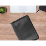 Galery – Pasta portfolio fecho com bolsa para telemovel e porta cartoes cor preto 260×355 mm0