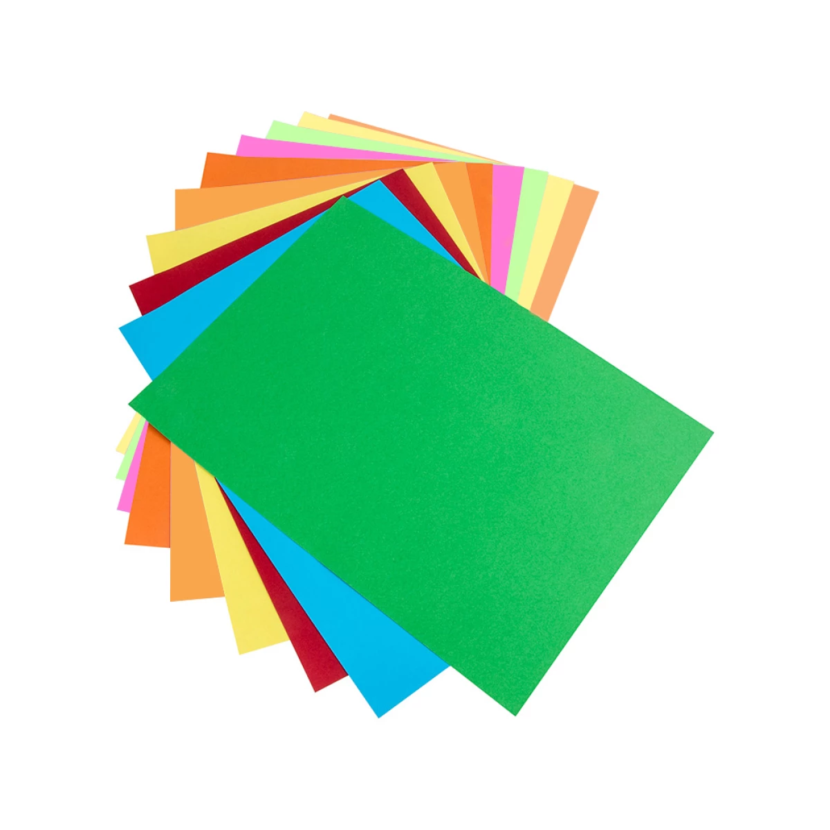 Galery – Bloco trabalhos manuais liderpapel cartolina 240x315mm 10 folhas 5 cores neon + 5 cores intensas0