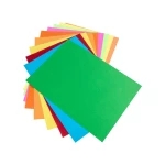 Galery – Bloco trabalhos manuais liderpapel cartolina 240x315mm 10 folhas 5 cores neon + 5 cores intensas0