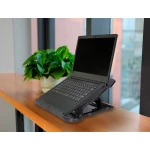 Galery – Suporte q-connect para portatil ate 17/’ ajustavel 7 angulos diferentes preto 260x280x60 mm0