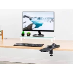 Galery – Apoio de bracos ergonomico q-connect com tapete de rato e apoio de pulsos preto 220x140x480 mm0