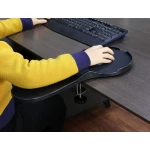 Galery – Apoio de bracos ergonomico q-connect com tapete de rato e apoio de pulsos preto 220x140x480 mm0